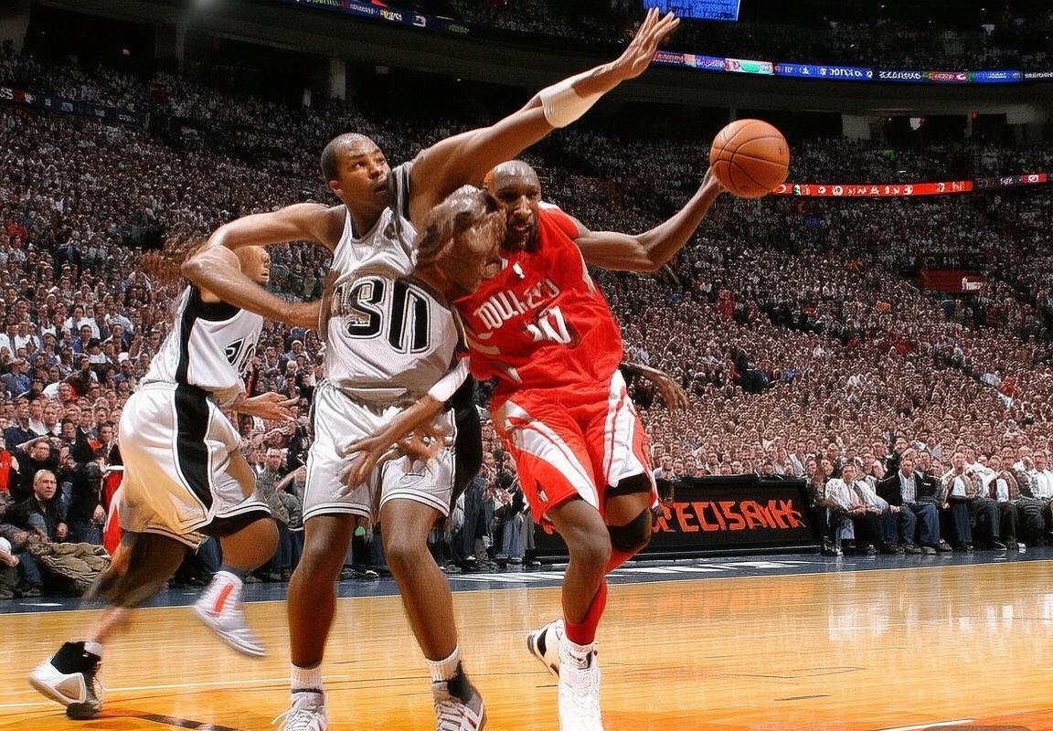 2004年NBA火箭马刺经典对决：篮球哲学巅峰对决回顾(图1)